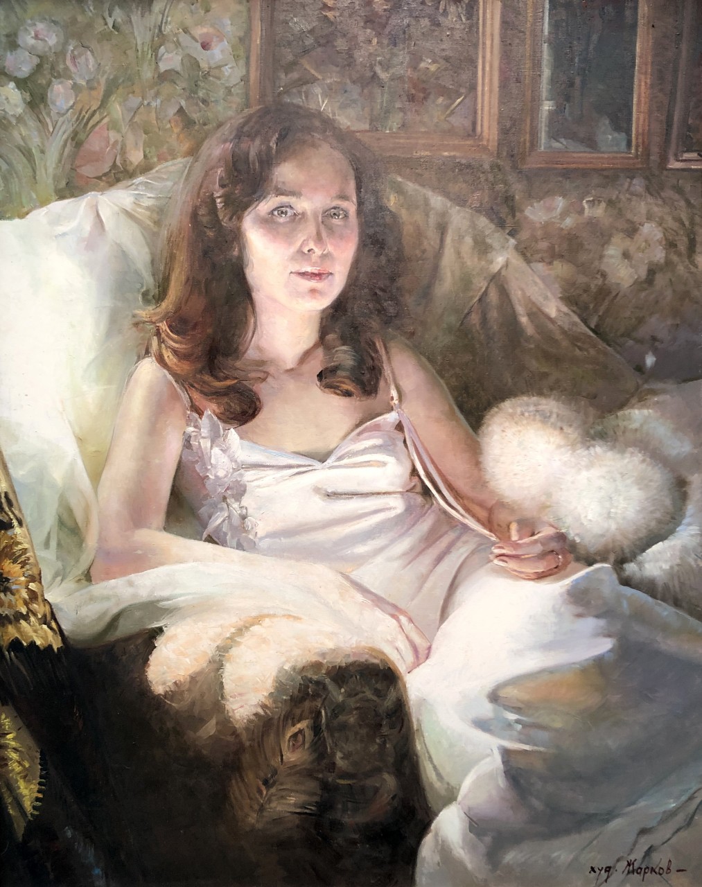 Портрет Лилии в кресле(жены)