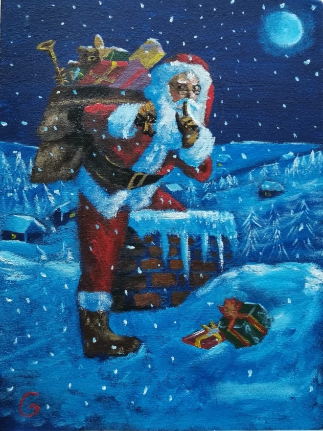 Тихо, Дед Морозу нужно незаметно разложить подарки!