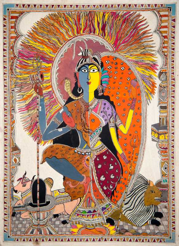Выставка индийской народной картины мадхубани из коллекции Музея традиционного искусства народов мира «Традарт»