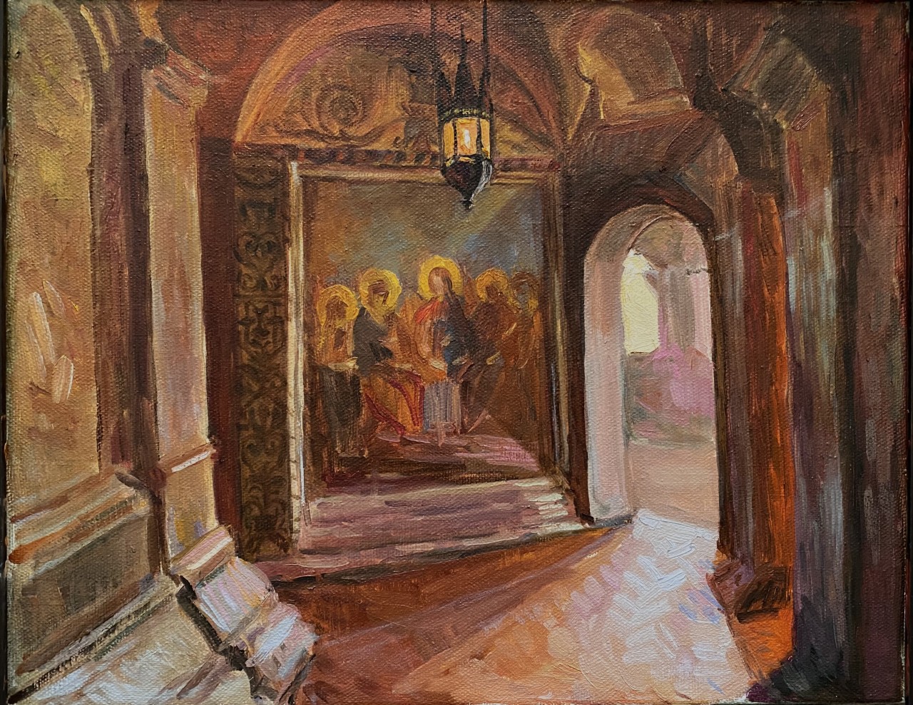Интерьер собора Покрова Пресвятой Богородицы, что на Рву 