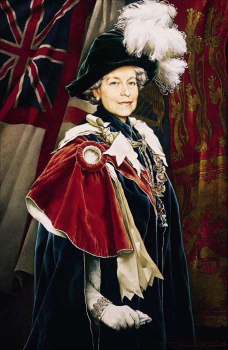 "Портрет королевы Великобритании Елизаветы II"