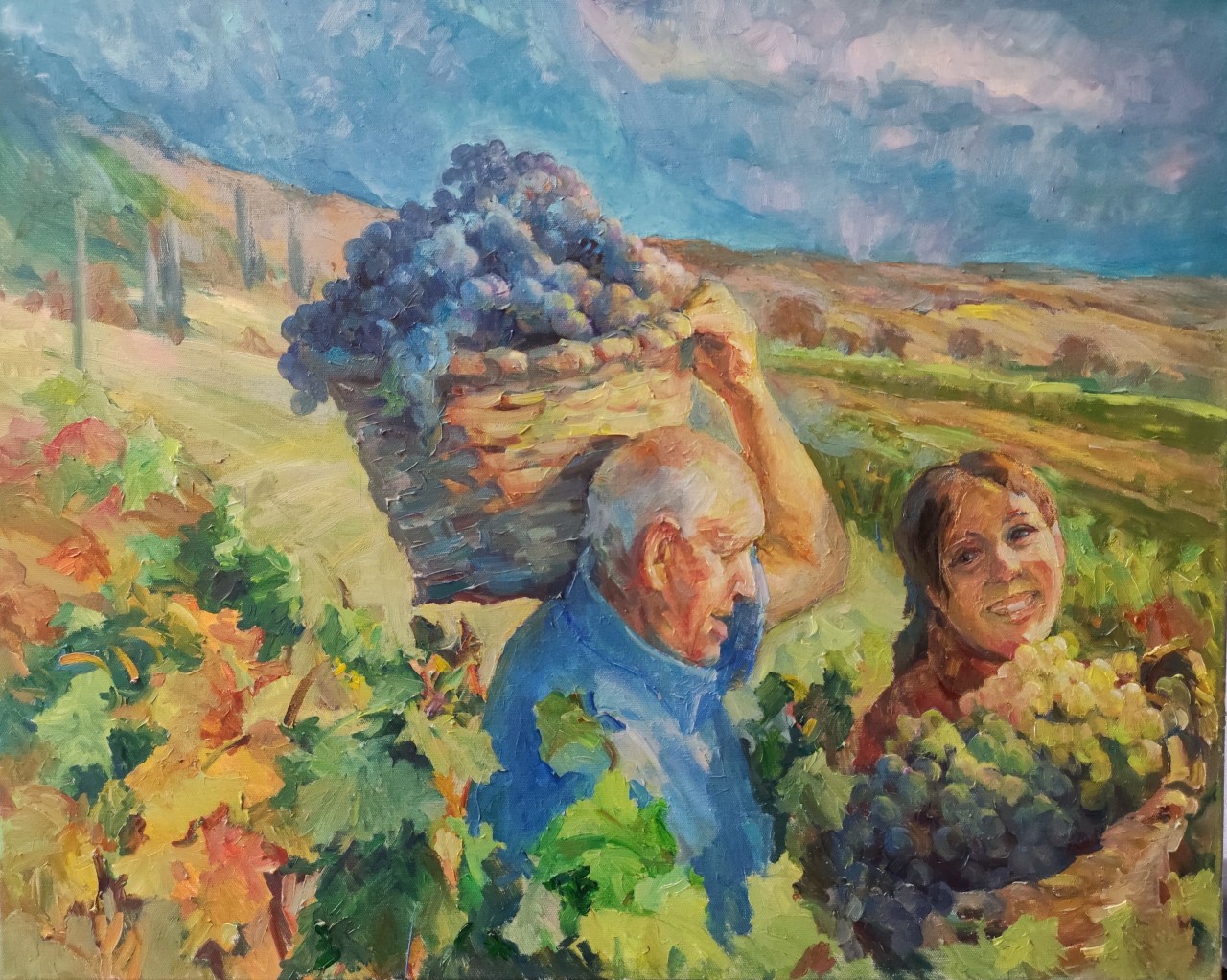 Крымские виноградари