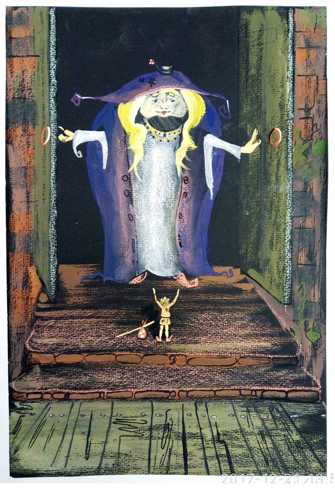 Иллюстрации к сказке "Джек и бобовый стебель"