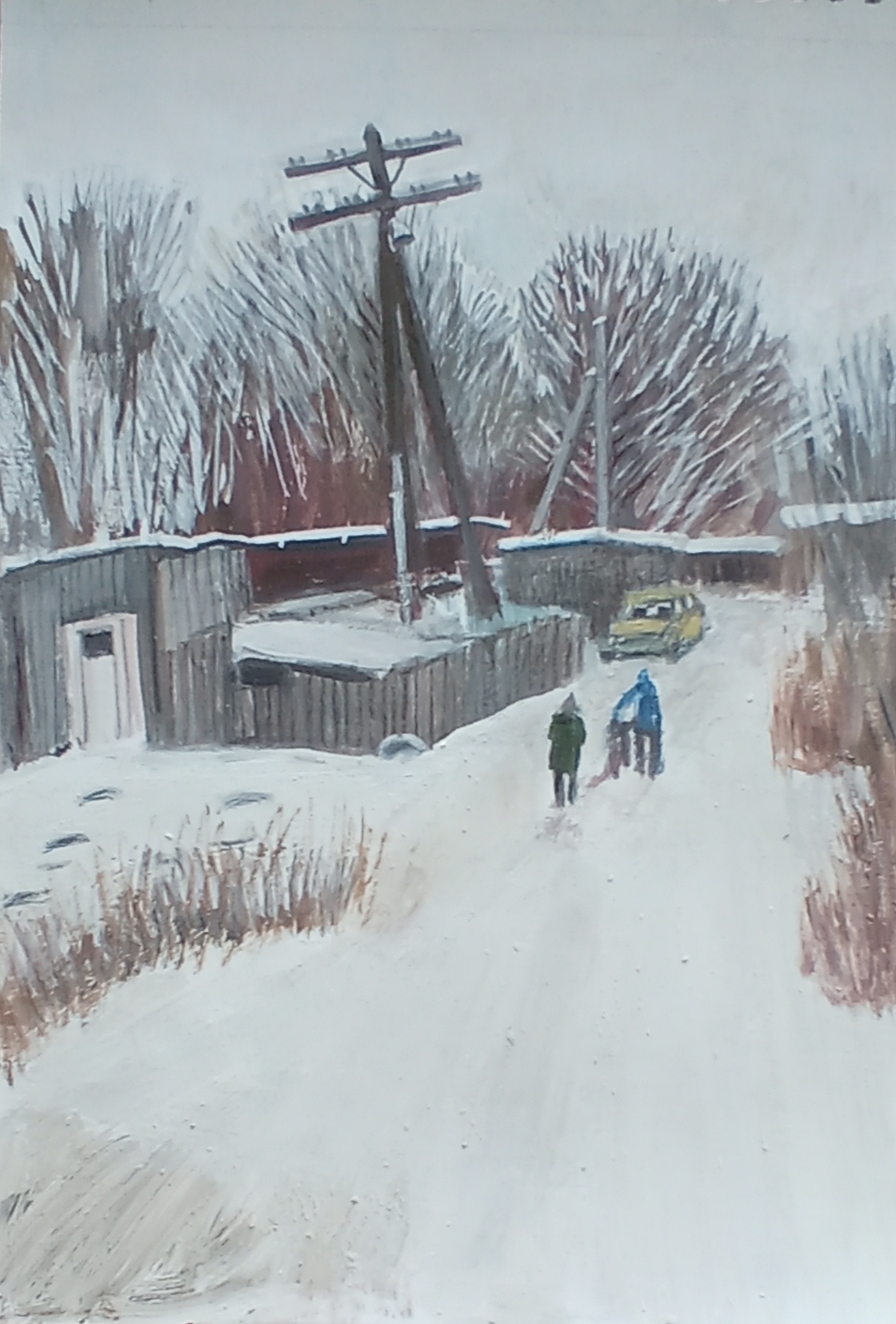 Зима в селе Шилово. 3