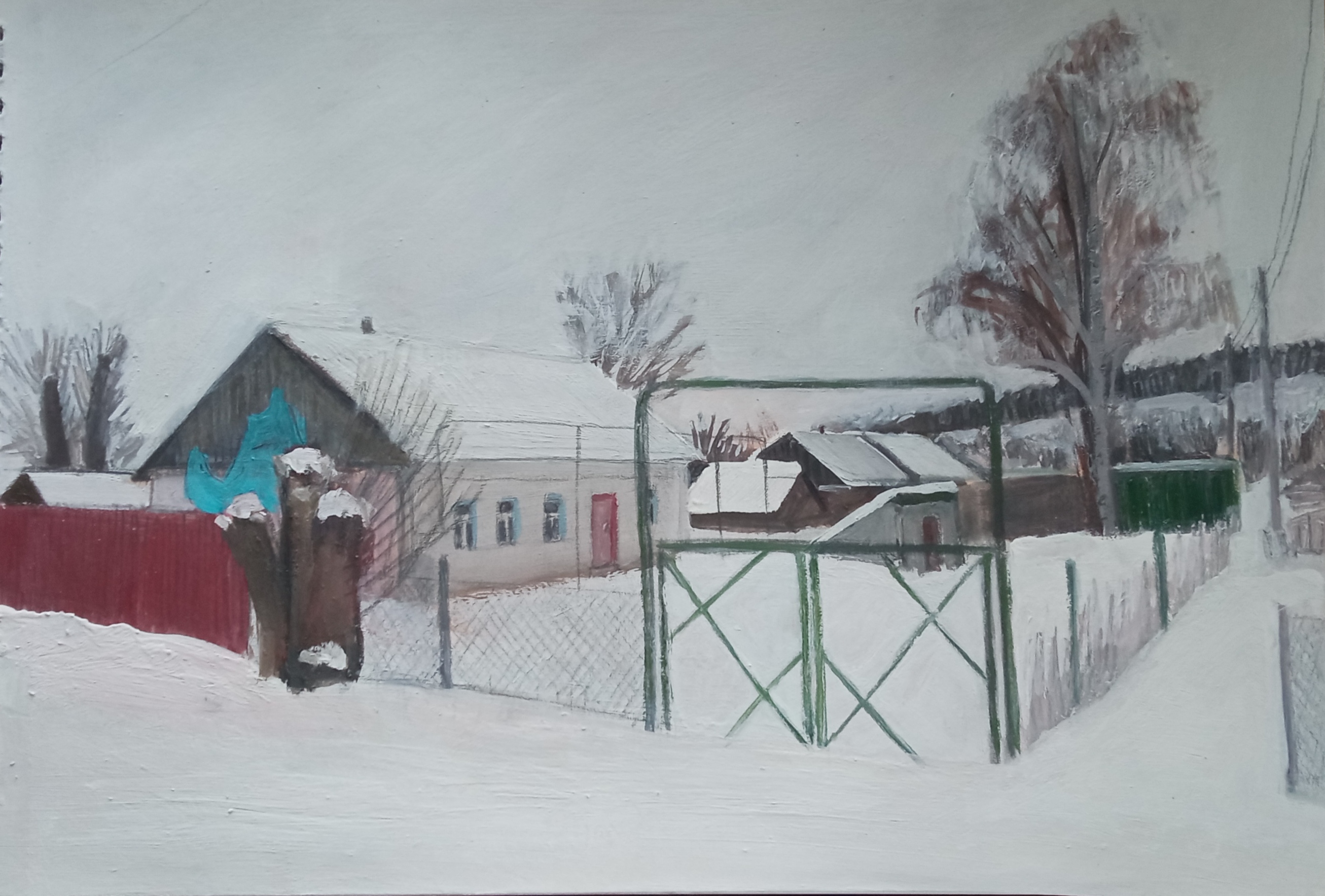 Зима в селе Шилово. 6