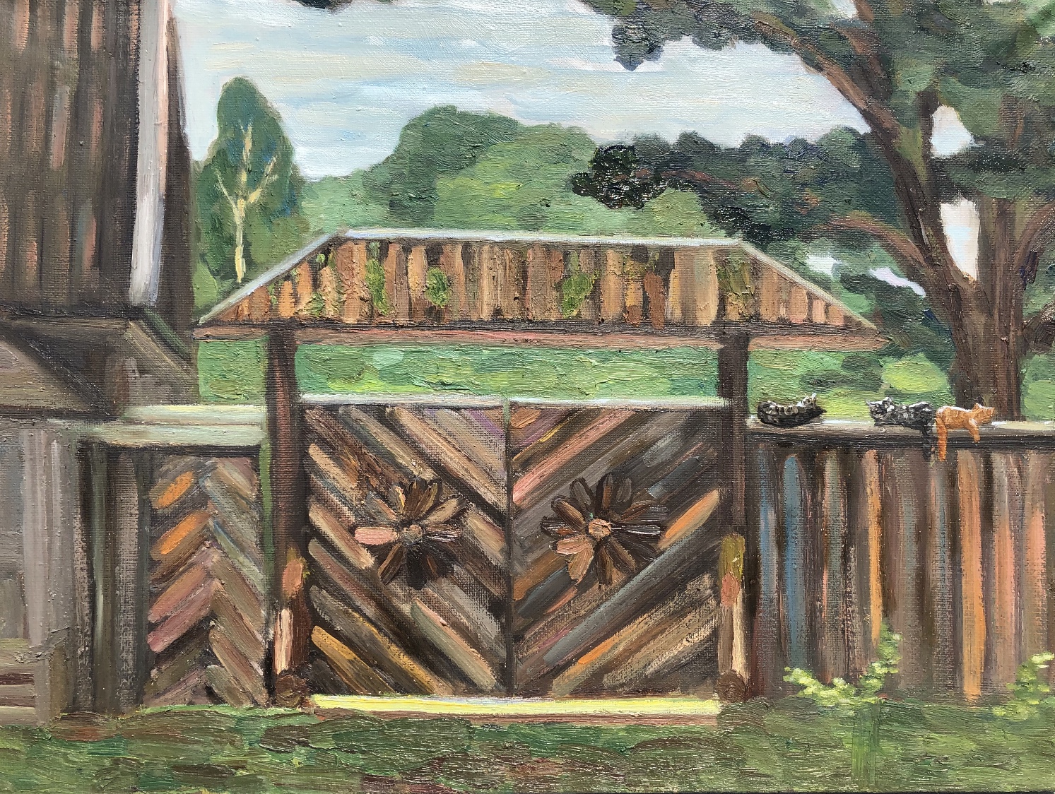 Ворота дома художника Сысоева