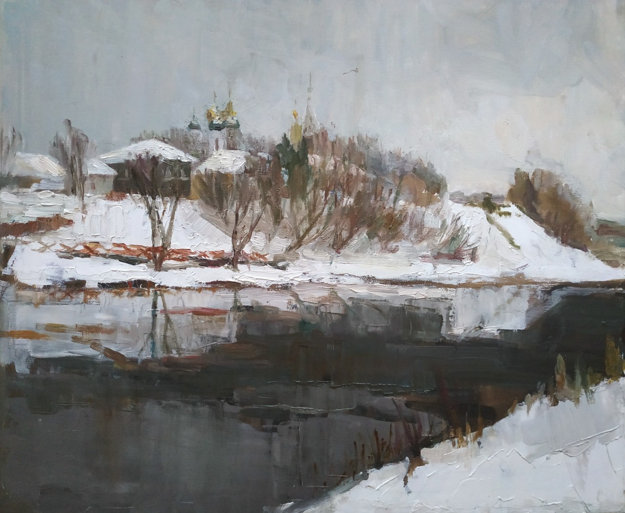 Зима на Москва-реке, Коломна