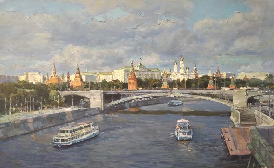 "Вид на Кремль с Патриаршего моста"