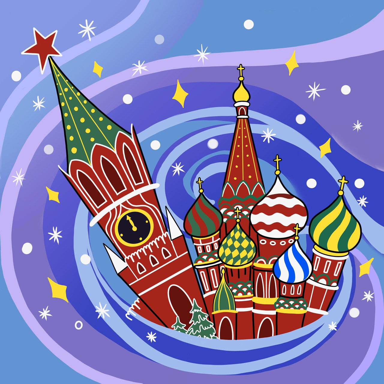 С Новым годом Россия!