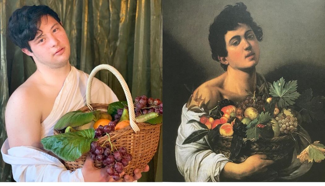 Караваджо "Портрет юноши с фруктами"