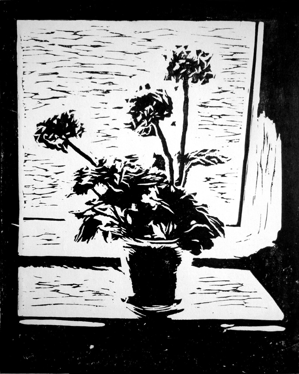 Из серии «Цветы на окне». Лист 3.