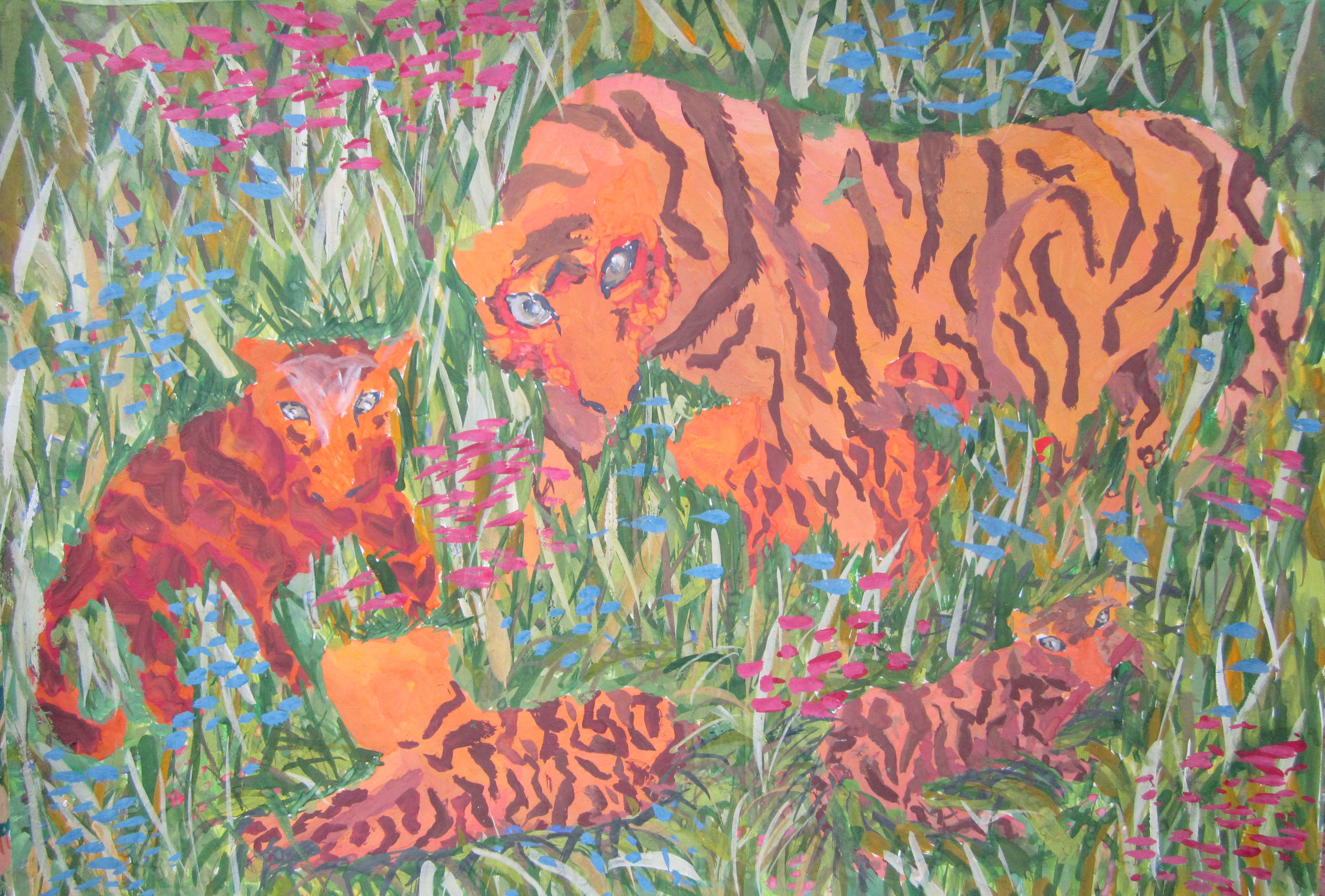 Потомство Амирских тигров