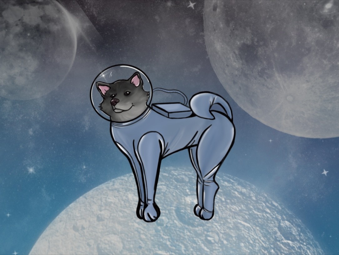 Собака в космосе 