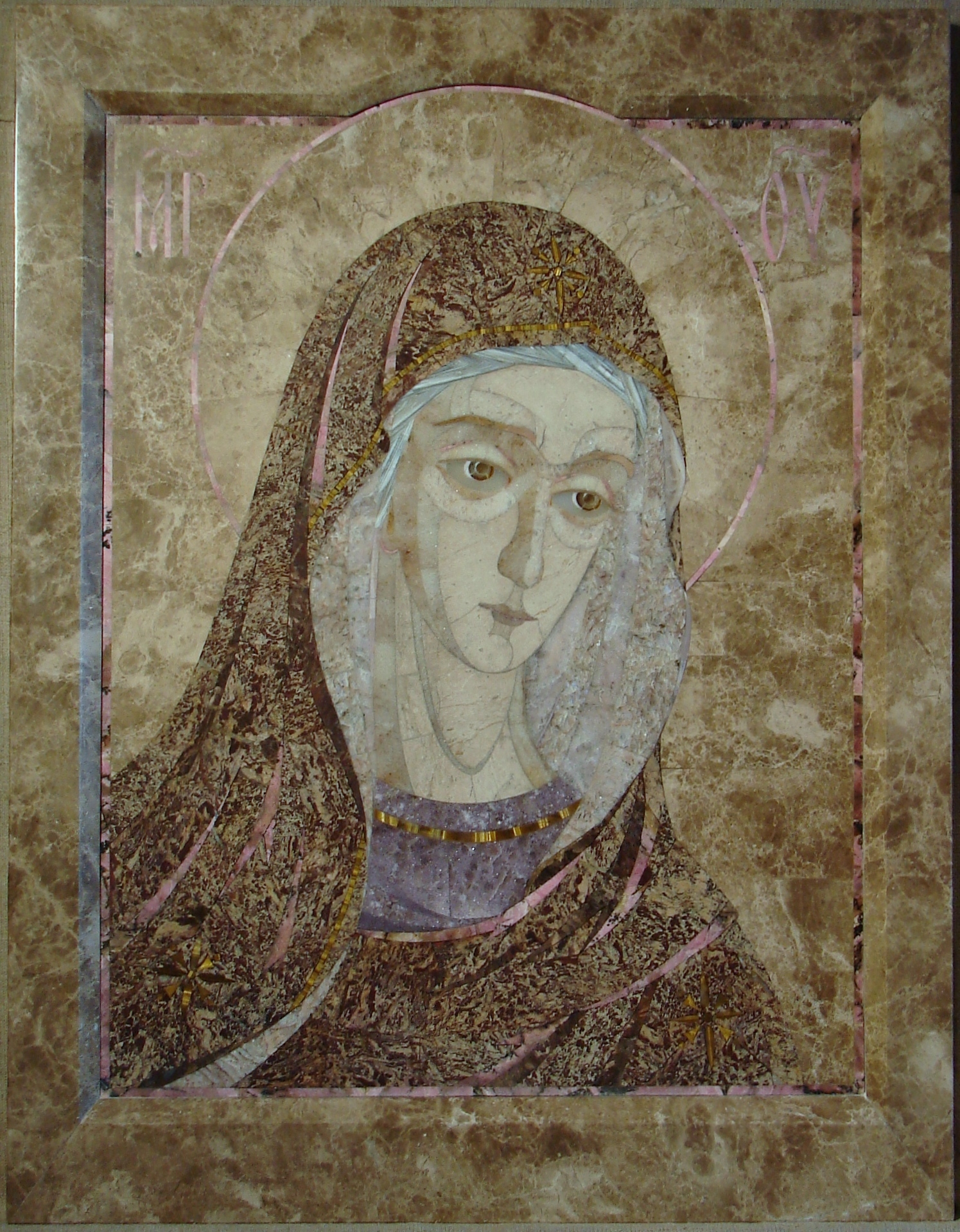триптих -деисис флорентийские мозаики 3 по 78 х 60 см.